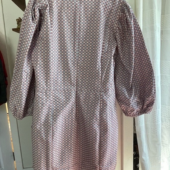 The Tiny Big Sister Jacquard Puff Sleeves Dress - Picture 6 of 7